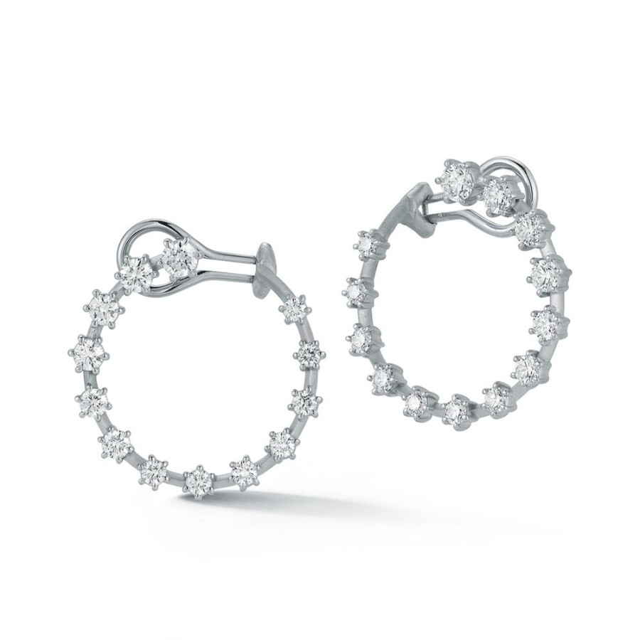 Earrings Jade Trau | Graduated Crescent Hoops