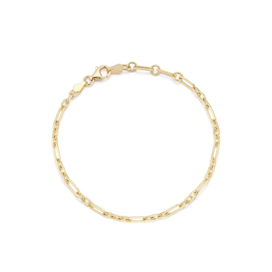 Bracelets Jade Trau | Winona Chain Bracelet 18K-Yellow-Gold