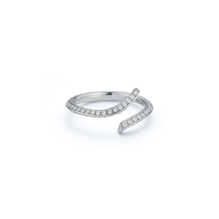 Stacking Bands Jade Trau | Faye Pave Wrap Band