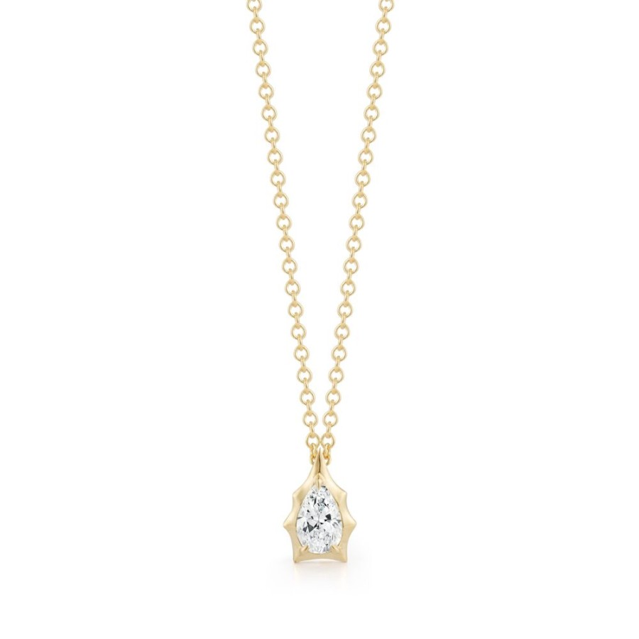 Necklaces Jade Trau | Envoy Diamond Solitaire Pendant