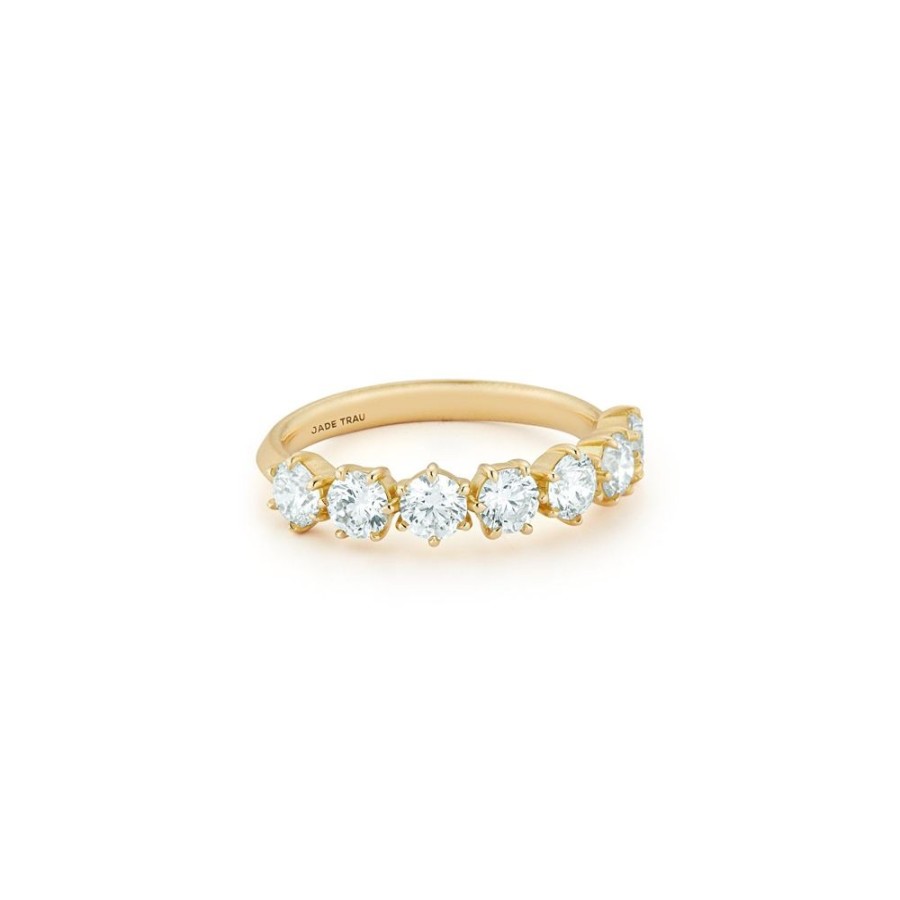 Stacking Bands Jade Trau | Catherine Half Eternity Band No. 3