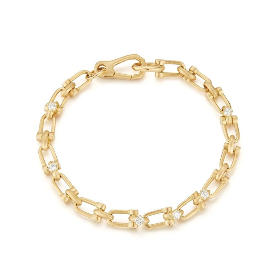 Bracelets Jade Trau | Georgina Diamond Link Bracelet