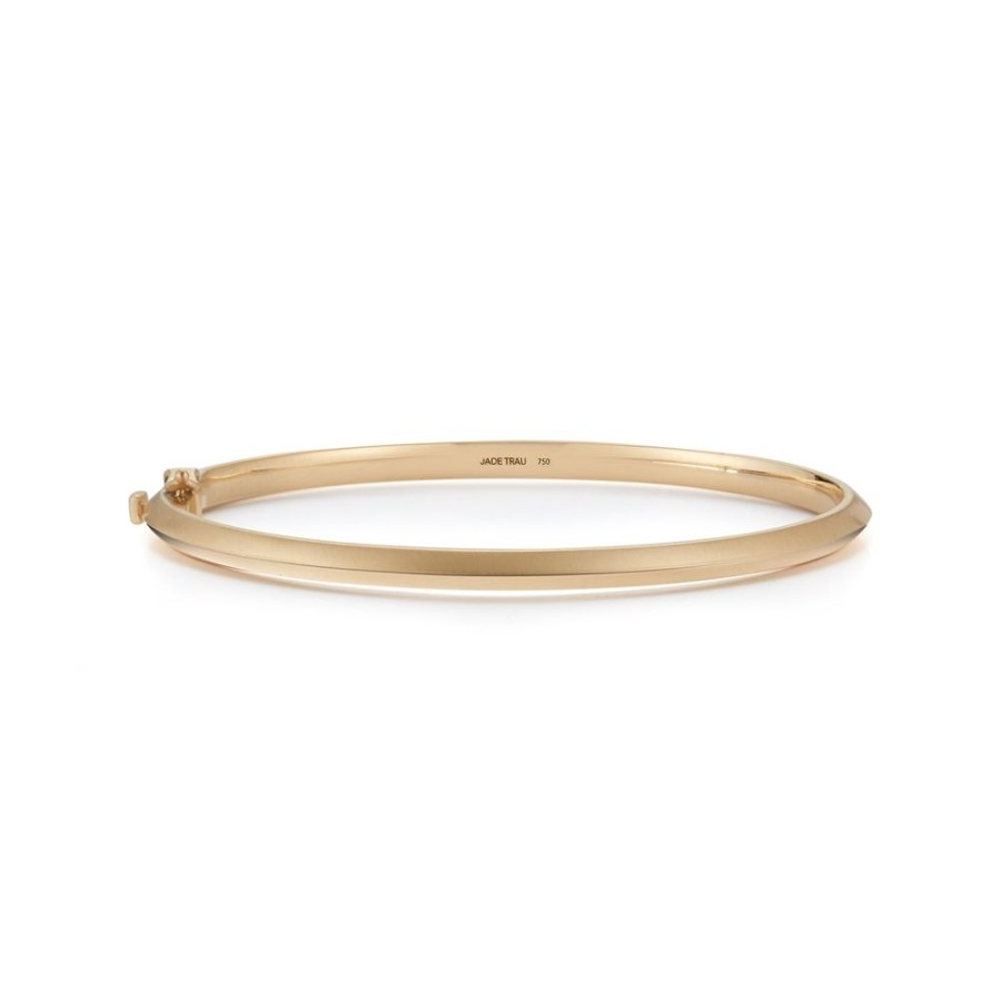 Bracelets Jade Trau | Medium Tatum Gold Cuff Bracelet