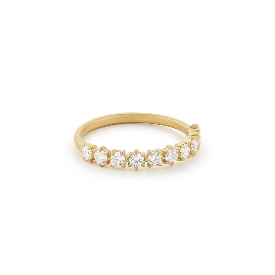 Stacking Bands Jade Trau | Catherine Half Eternity Band No. 1