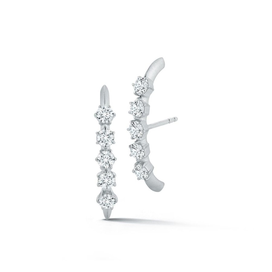 Earrings Jade Trau | Catherine Half Hoop Earring