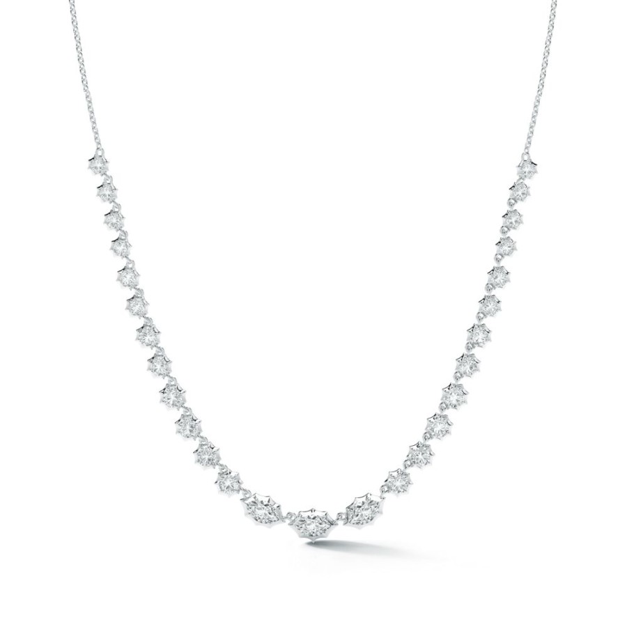 Necklaces Jade Trau | Maverick Diamond Riviera Necklace