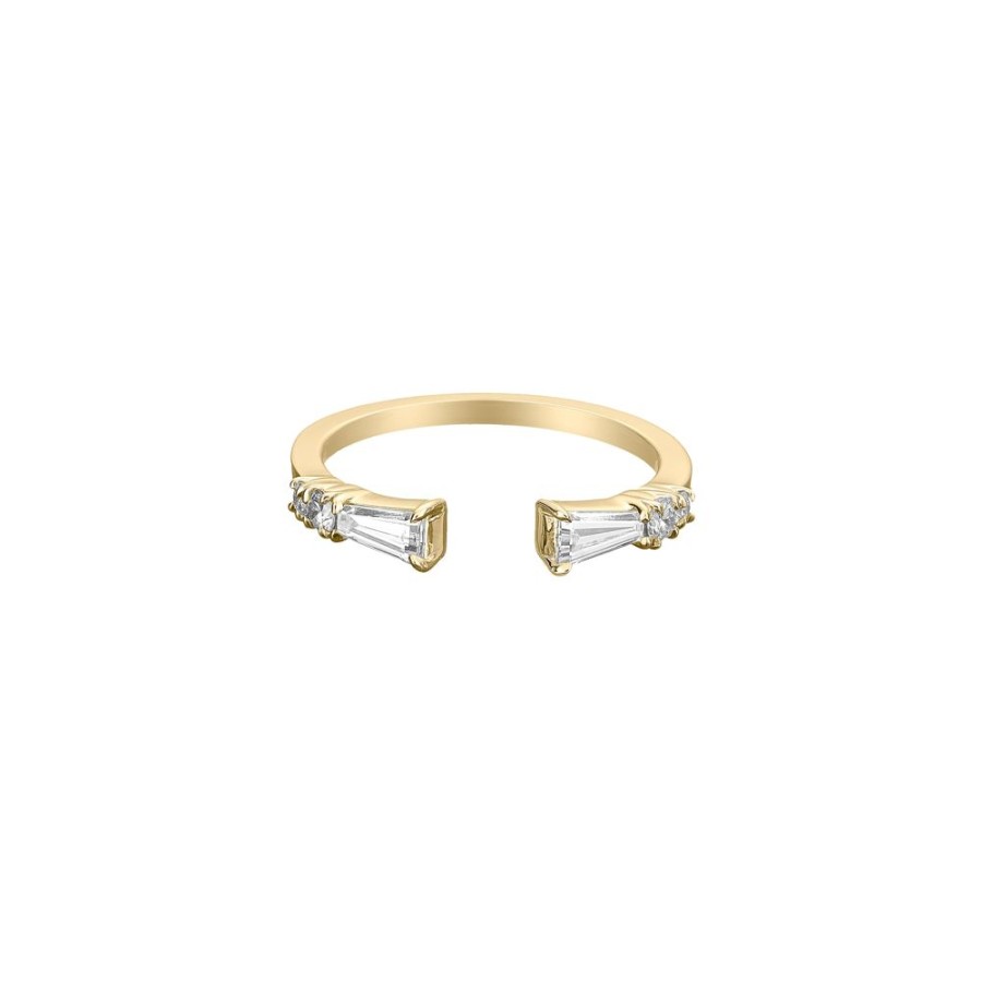 Rings Jade Trau | Astor Open Baguette Band