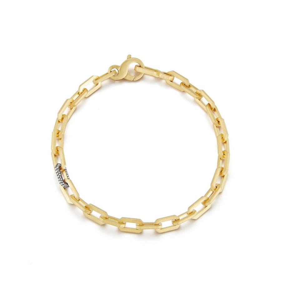 Bracelets Jade Trau | Tatum Diamond Thick Chain Bracelet