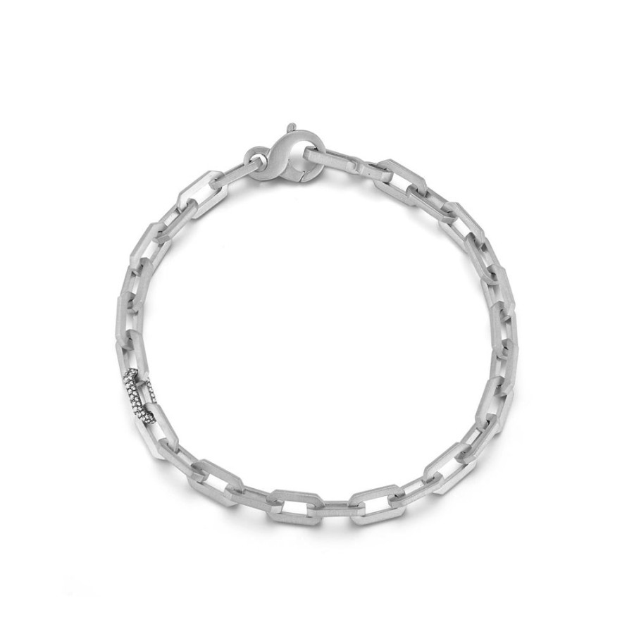 Bracelets Jade Trau | Tatum Diamond Thick Chain Bracelet