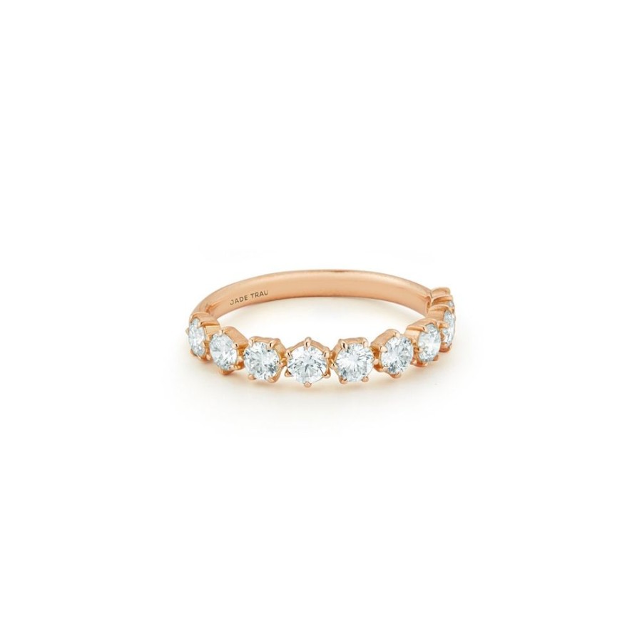 Stacking Bands Jade Trau | Catherine Half Eternity Band No. 2