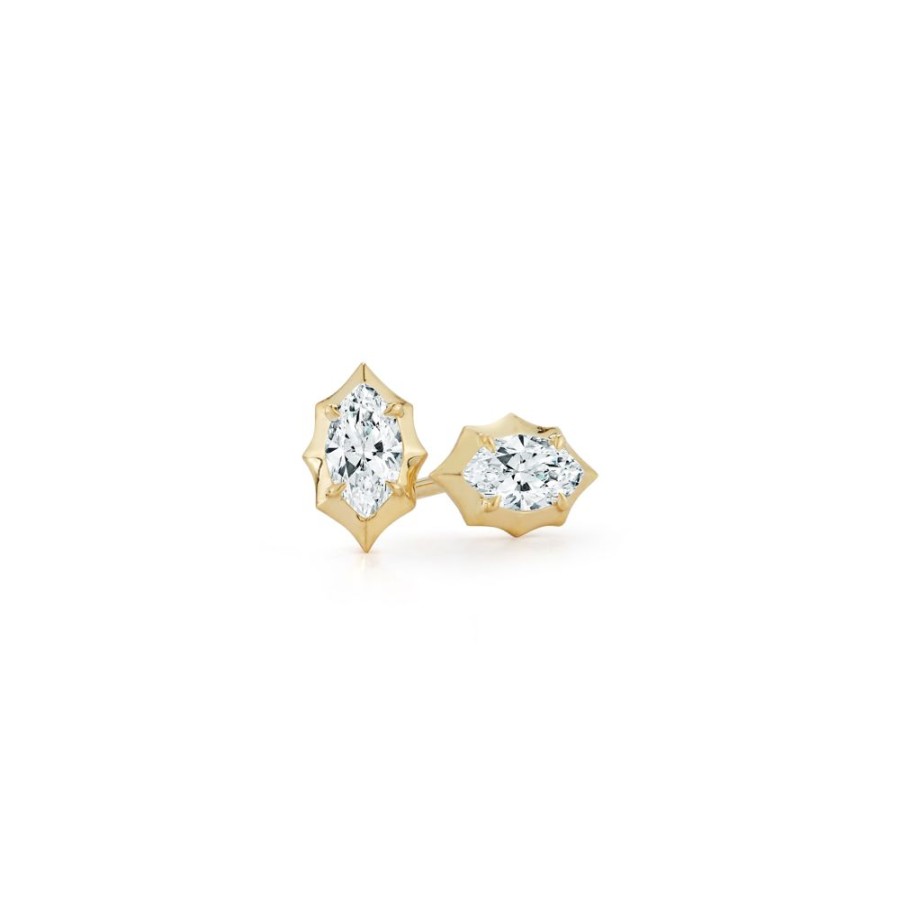 Earrings Jade Trau | Maverick Stud Diamond Earrings