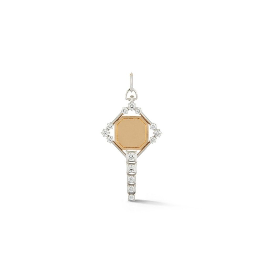 Charms Jade Trau | Harlow Two-Tone Key Charm