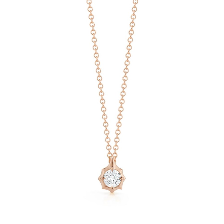 Necklaces Jade Trau | Sophisticate Diamond Solitaire Pendant