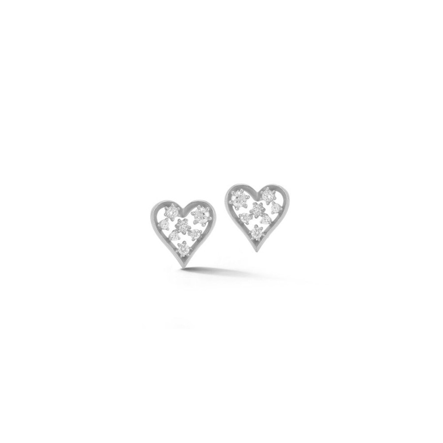 Earrings Jade Trau | Margot Heart Studs