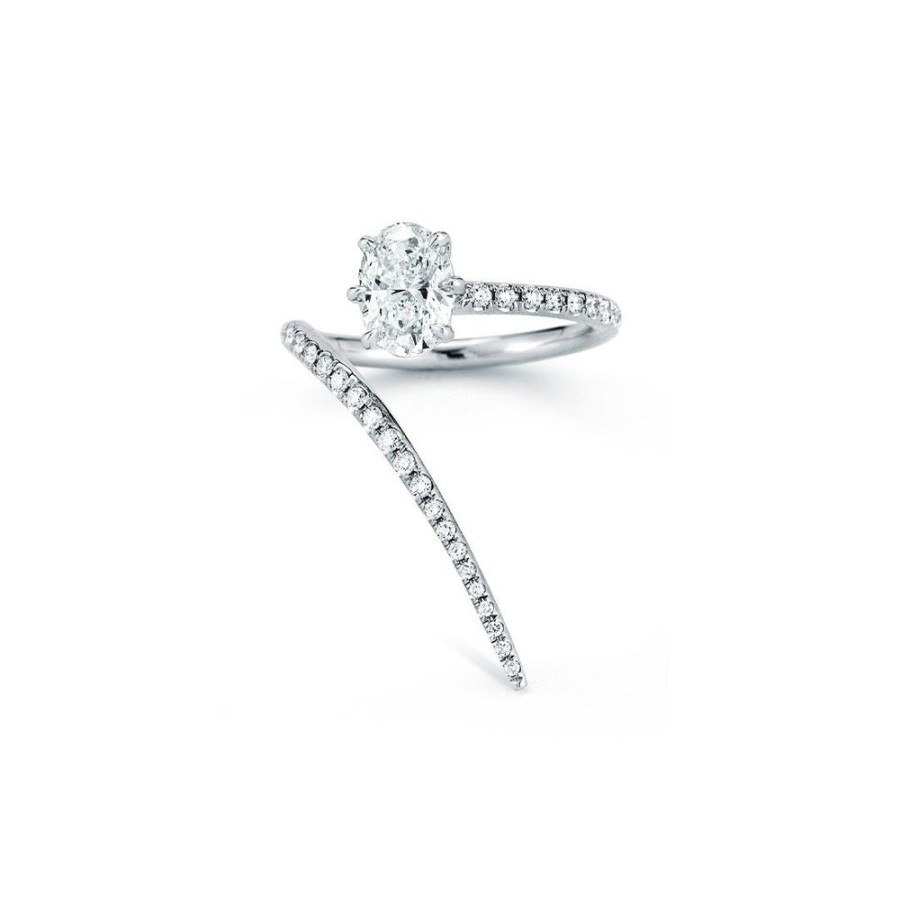 Rings Jade Trau | Rae Wrap Ring With Pave