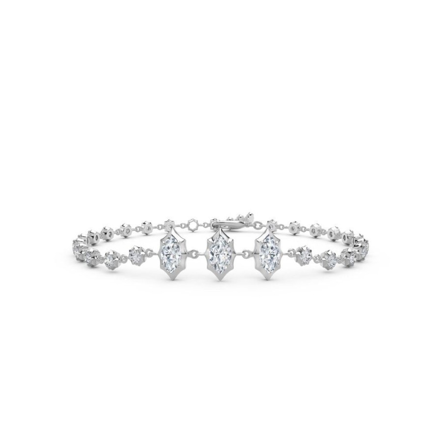 Bracelets Jade Trau | Maverick Diamond Line Bracelet