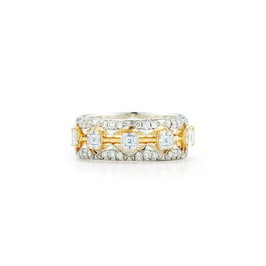 Stacking Bands Jade Trau | Square Clara Stack