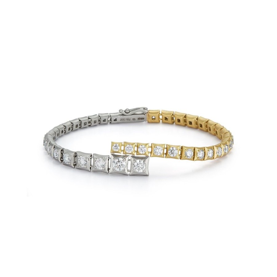 Bracelets Jade Trau | Harlow Two Tone Bracelet