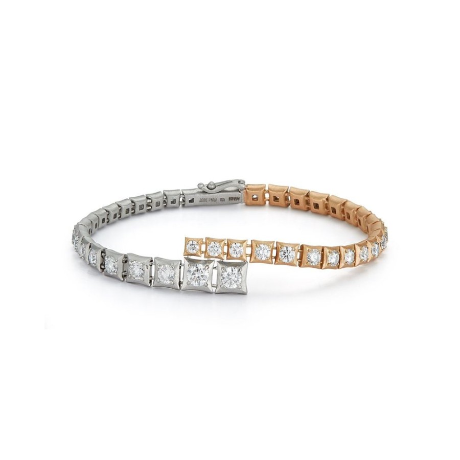 Bracelets Jade Trau | Harlow Two Tone Bracelet