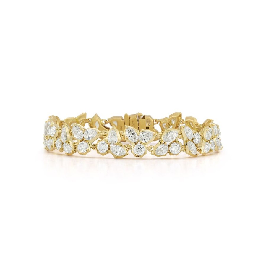 Bracelets Jade Trau | Poppy Line Bracelet 18K-Yellow-Gold