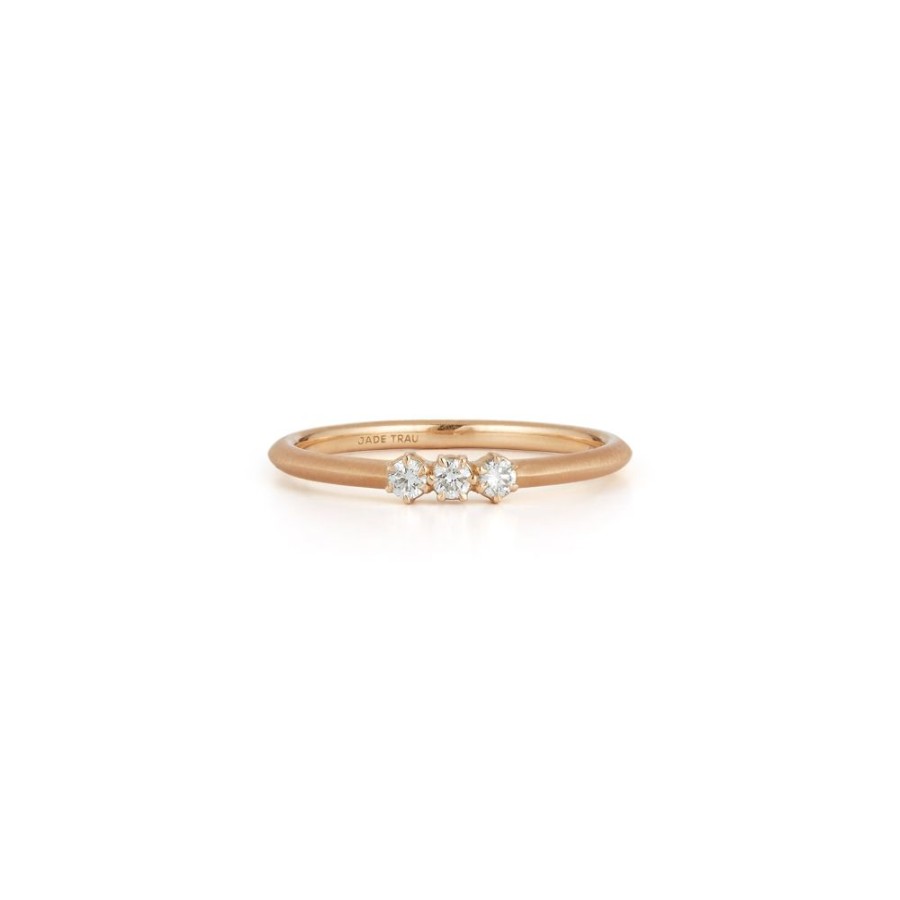 Stacking Bands Jade Trau | Catherine 3-Stone Band