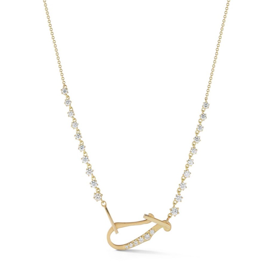 Charms Jade Trau | Lola Diamond Line Necklace