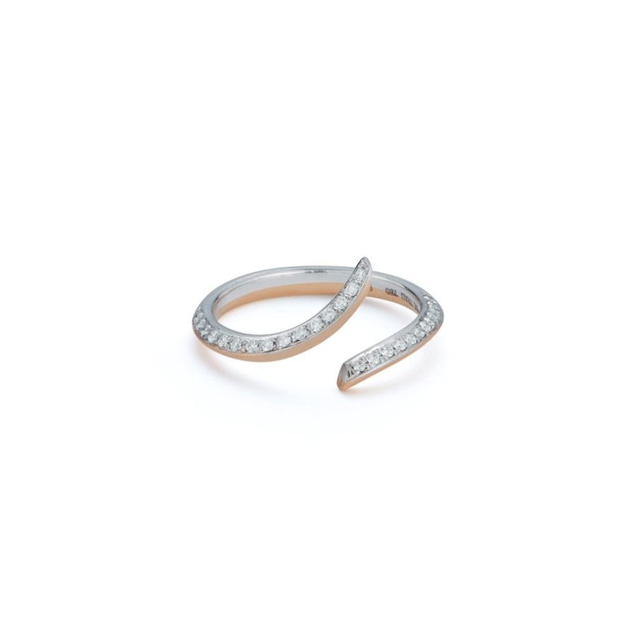 Rings Jade Trau | Faye Two-Tone Wrap Band