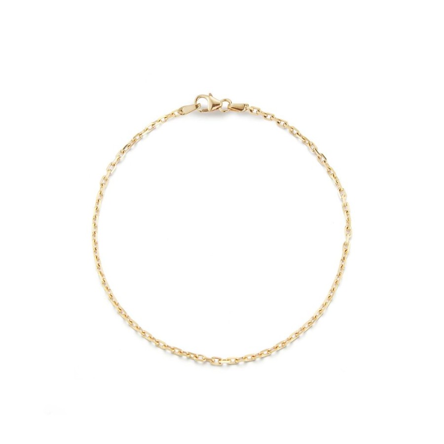 Bracelets Jade Trau | Rectangle Chain Bracelet