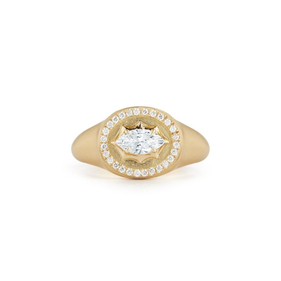 Rings Jade Trau | Maverick Gold Signet Ring